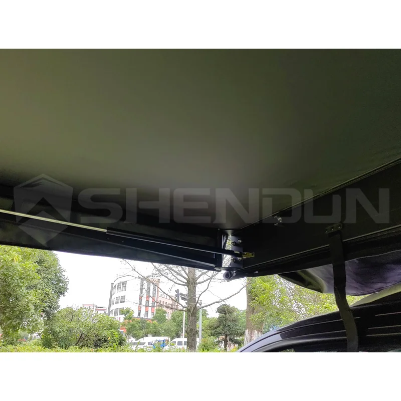 4x4 Car Roof Side Awning Outdoor Camping Car Top Side Awning Freestanding On Sale Pull Out Awning Legless With Led Custom