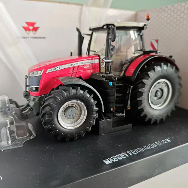 Diecast Model Car 1/32 MF 8740 S Alloy Tractor Model MASSEY FERGUSON Farm Vehicle Collection Toys for Boys Gif Original Box