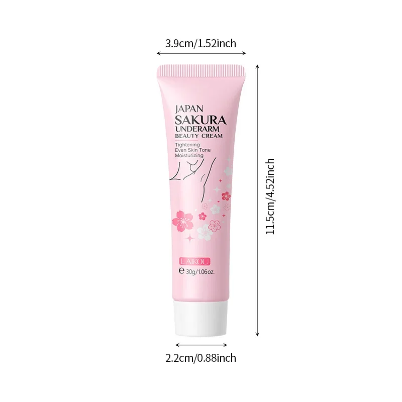 LAIKOU Japanese Sakura Underarm Cream 30g Hydrating Moisturizing Intimate Body Care Cream