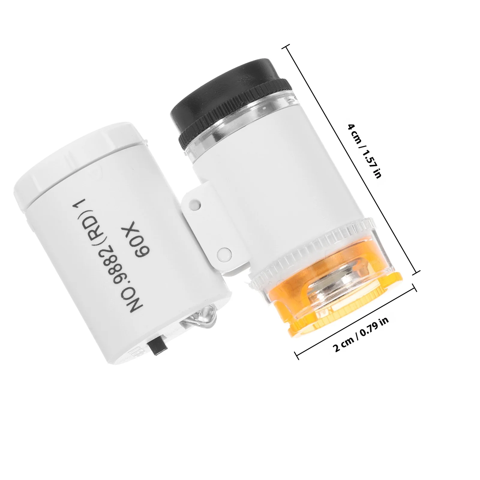 عدسة محمولة بمجهر تكبير 60X للمنسوجات والمواد المطبوعة وفحص العدسة المحمولة المدمجة لهواة الجمع