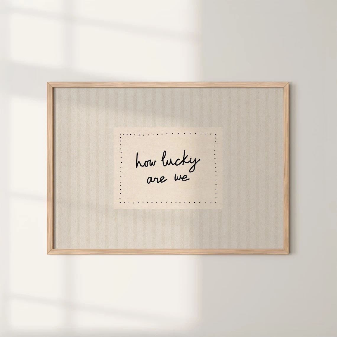 Modern,Minimalist How Lucky Are We Quotes Wall Art Print Canvas Painting Poster Picture For Living Room,bedroom Home Decor
