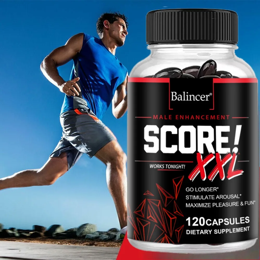 Score! XXL High-Potency Formula Supplement for Men with Black Maca Relieve Stress and Support Endurance