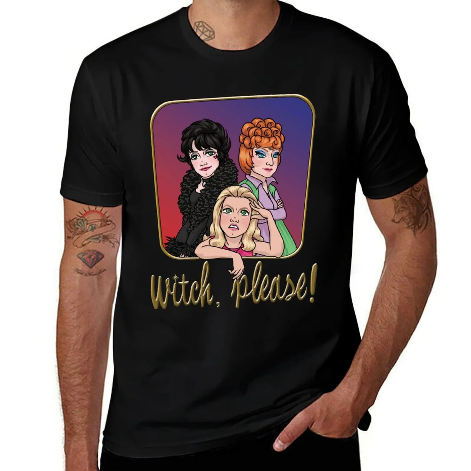 Bewitched - Witch, Please! T-Shirt High Elasticity Sports Tee Shirt T-Shirt