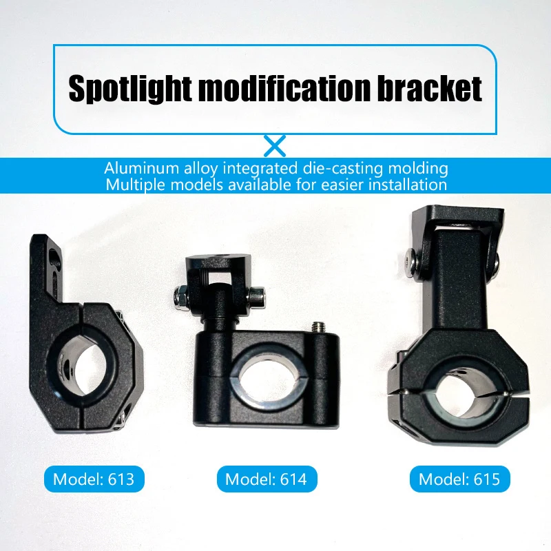 1pc Motorcycle Mounting Bracket Headlight Spotlight Mount Universal Motorcycle Fog Light Bracket Headlamp Holder Accesorios