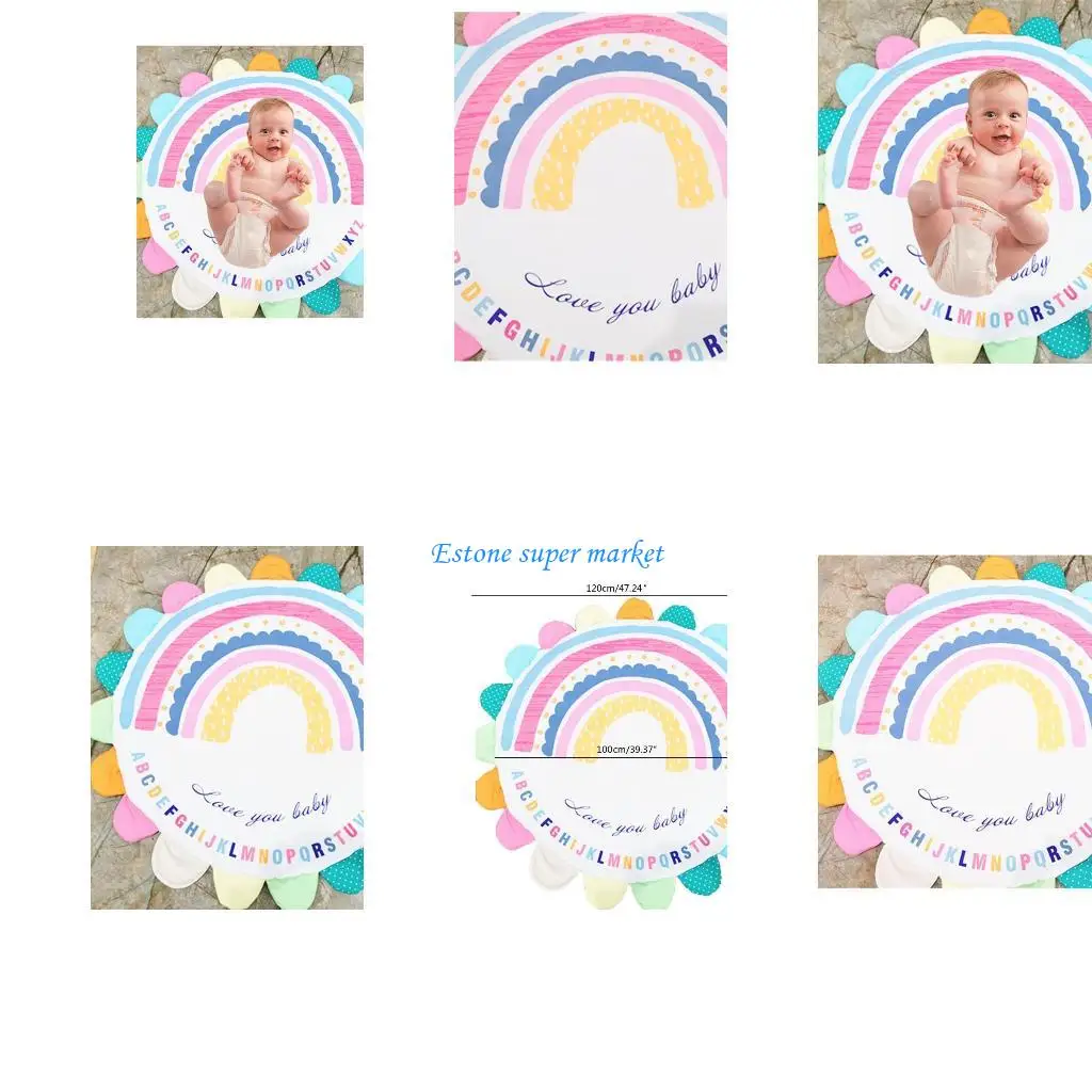 

090B 1Pc for Play Mat Carpet Crawling Mat Puzzle for Play Mat Kid Rugs Home