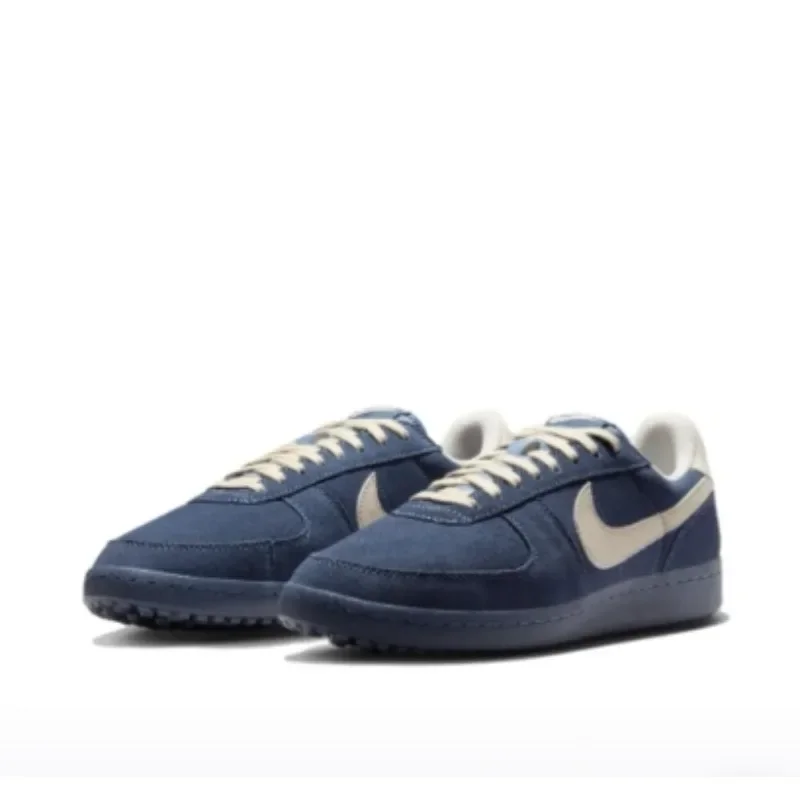

Nike Field General 82 SP Retro Navy White Comfortable Versatile Anti-Slip Low Flat Men Women Skateboarding Shoes German Training