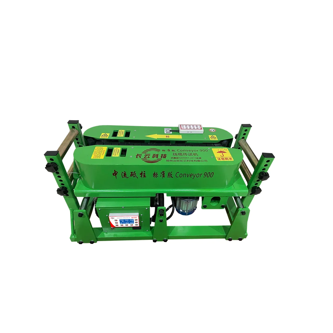 Convenient Quick Low Noise Crawler Conveyor Communication Cable Transmission Machine