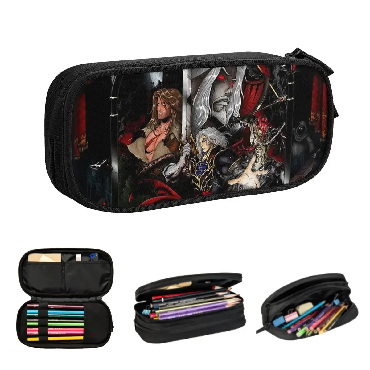 

Castlevania Curse Of Darkness Poster - Etsy Pencil Cases Pen Bags Pen Box Pencil Pouch For Boys Girls Students Stationery Office