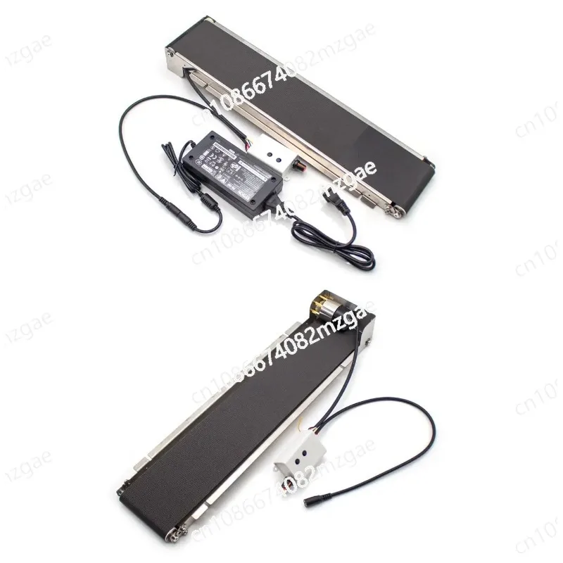 460x85MM DC24V stainless steel mini conveyor vending machine track cargo passage automatic conveyor load 3.5-5KG 35RPM