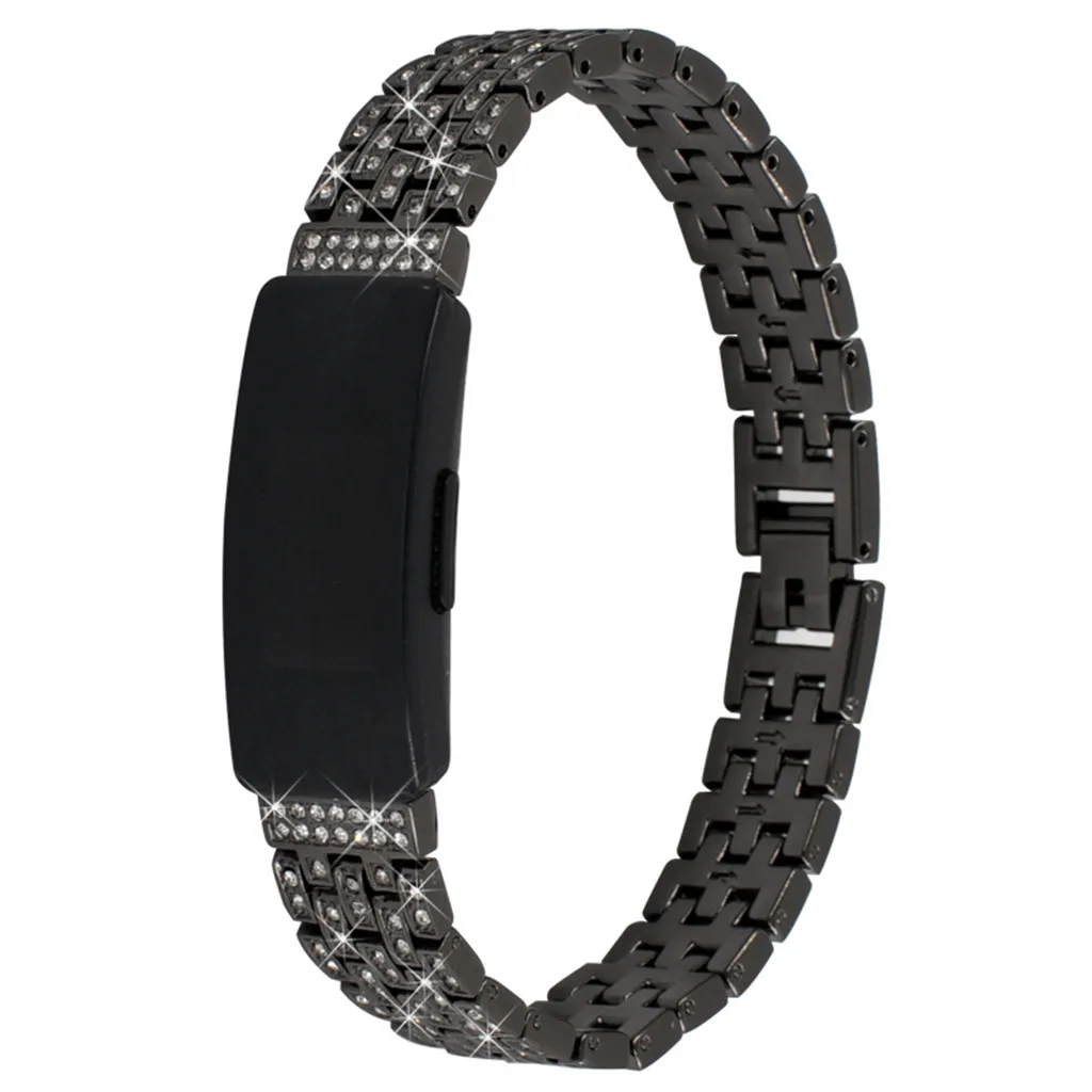 حزام كريستال من سبيكة ماسية لساعة فيتبيت ، مناسب للاستبدال ، ملحقات دعم ملونة ، متوافقة مع فينيكس وساعة