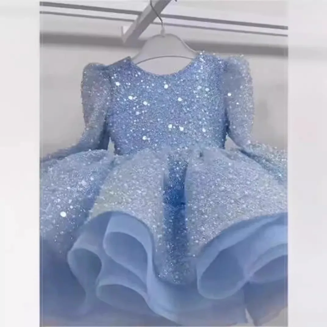 New High-End Western-Style Week Grabbing Birthday One Year Old Banquet Princess Dress, 2024 Summer