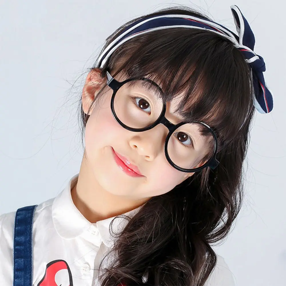 Children  Boys Girls Candy Color Ultra Light Round Glasses Frame Eyewear Protection Spectacle Frames