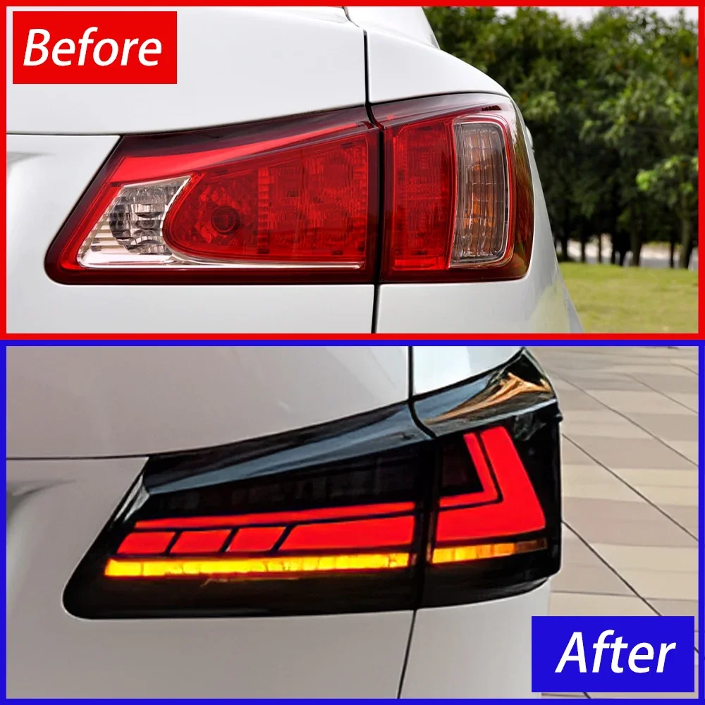 Auto Rear Back Lamp Assembly For LexusIS200 IS220 IS250 IS250C IS300H IS350 2006-2012 LED Dynamic Turn Car Taillight Accessories