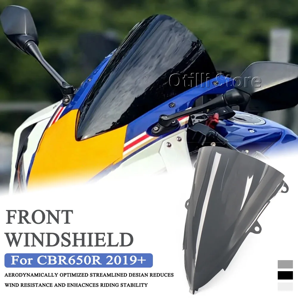 

New Motorcycle Heightening Raised Windshield Windscreen For Honda CBR650R CBR 650 R 650R 2019 2020 2021 2022 2023 2024 2025