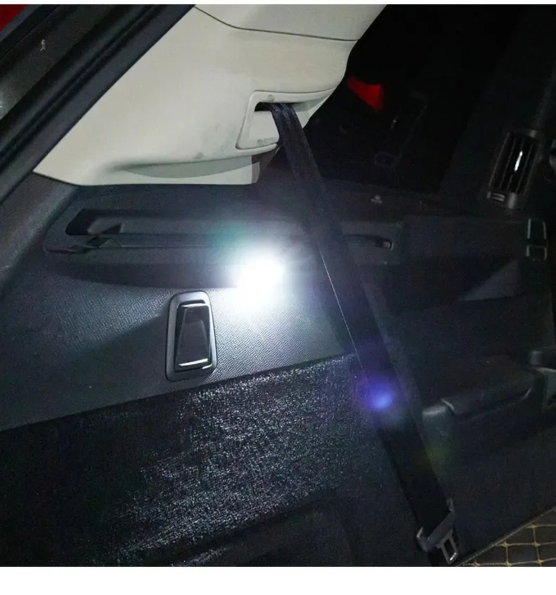 1PCS LED CANBUS Footwell Lights Indoor light for Volvo V40 V60 S60 S80 XC40 XC60 Glove Box Trunk Light Door Lamp Upgrade