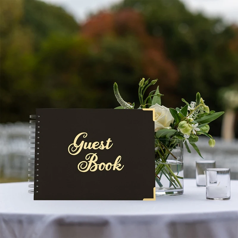 Wedding Guest Book Fit For Guests To Sign,Sign In Book For Funeral,Graduation,Baby Shower A
