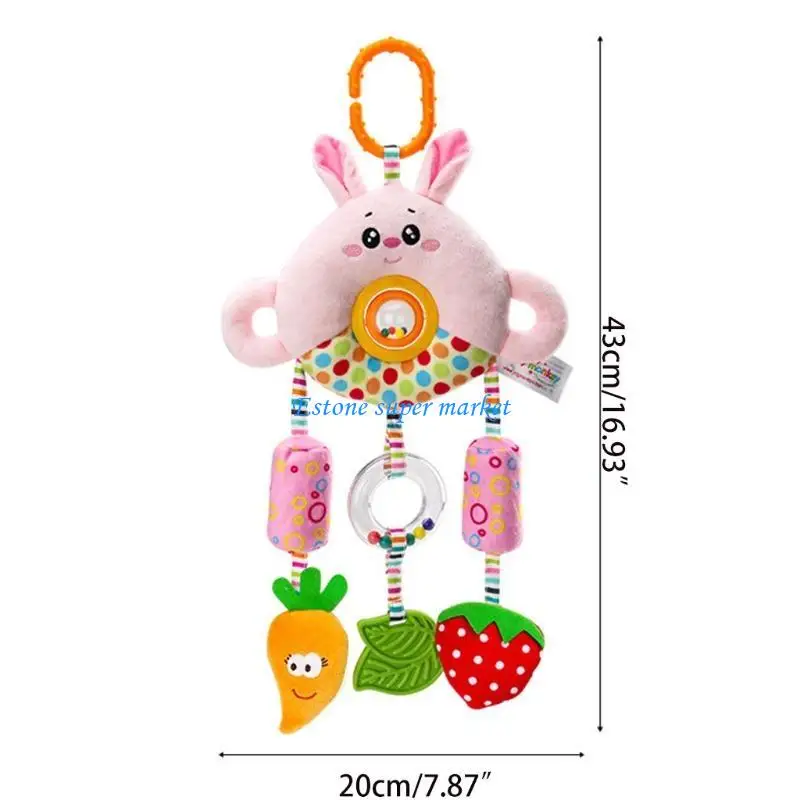 090B 幼児パズルおもちゃベッド/ベビーカーガラガラぶら下げアクセサリー新生児に適した幼児おしゃぶり用品