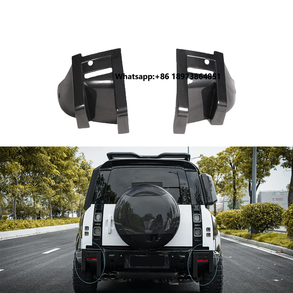 

WEESE Tuning Wide Body Kit Rear Bumper Corner KN Style for Land Rover Defender Dry Carbon Protective Cover
