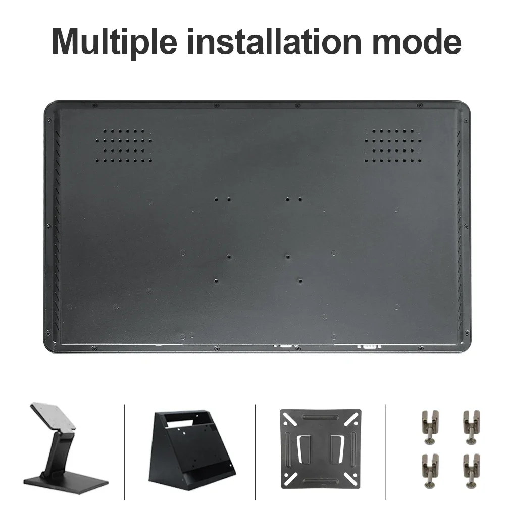 High resolution 16:9 13.3 inch HMI embedded or wall mounted wide screen industrial pc panel