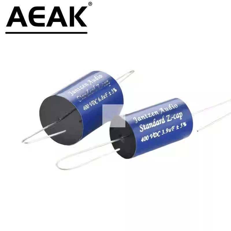 1 peça dinamarca jantzen padrão z-cap hi-fi crossover acoplado capacitor de áudio mkp (versão congelada é opcional) 400vdc 5%