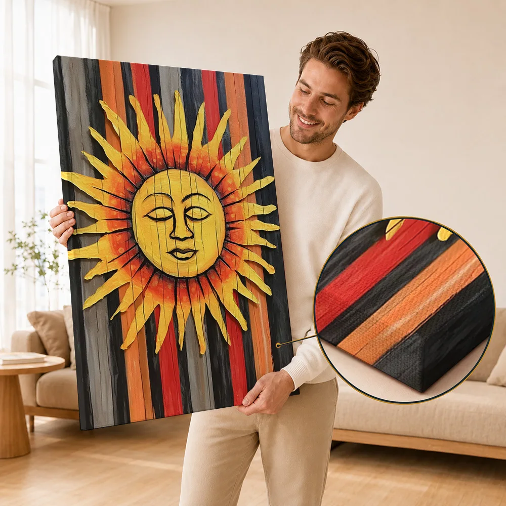 Aztec Mythology Art Canvas Painting Posters Ancient Style Wall Decor With Personalized Photo For Study Ideal Fantasy Lover Gift