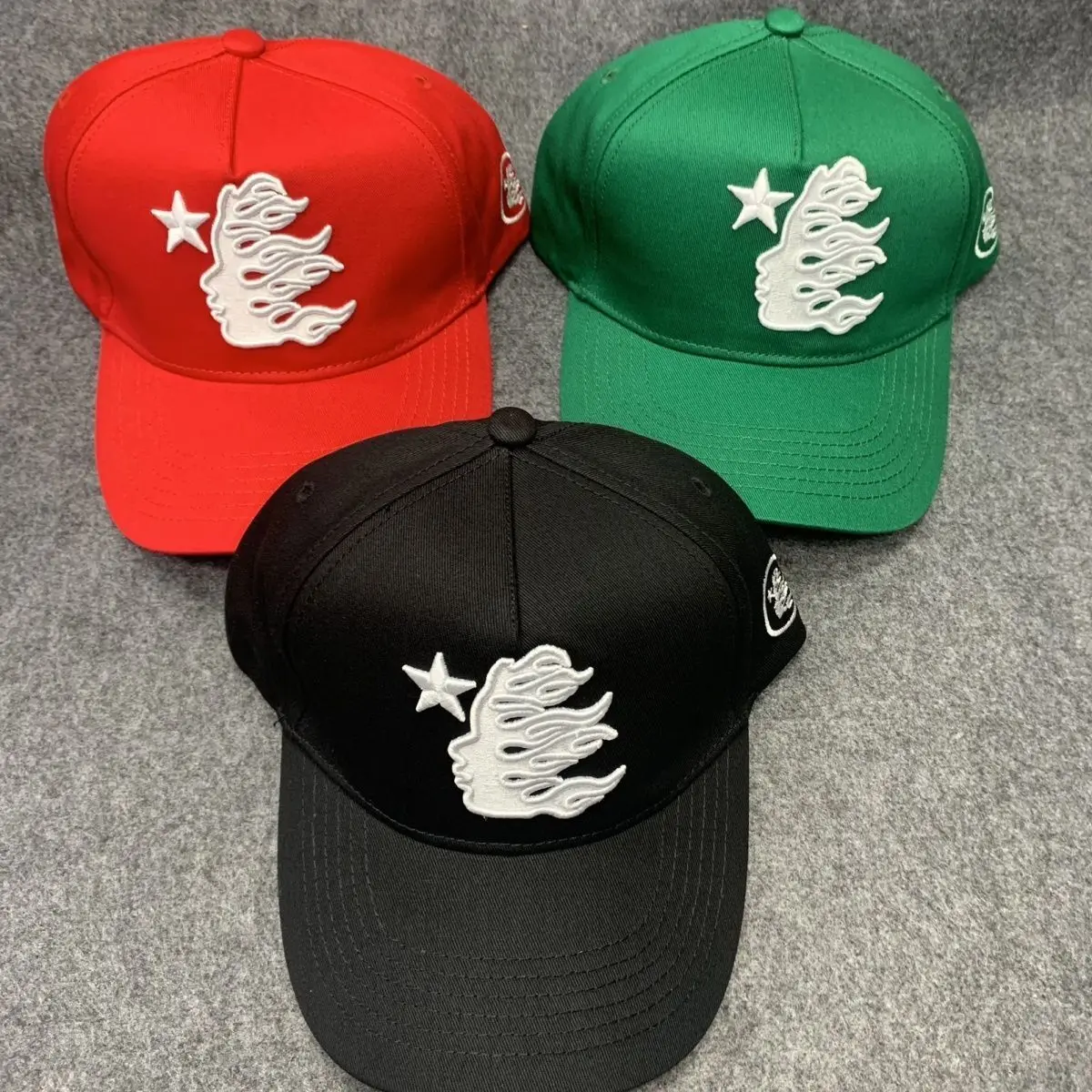 قبعة بيسبول hellhellhbaseball ، قبعة منقار البط قابلة للتنفس ، قبعة بحافة مسطحة هيب هوب في الشارع ، جديدة ،