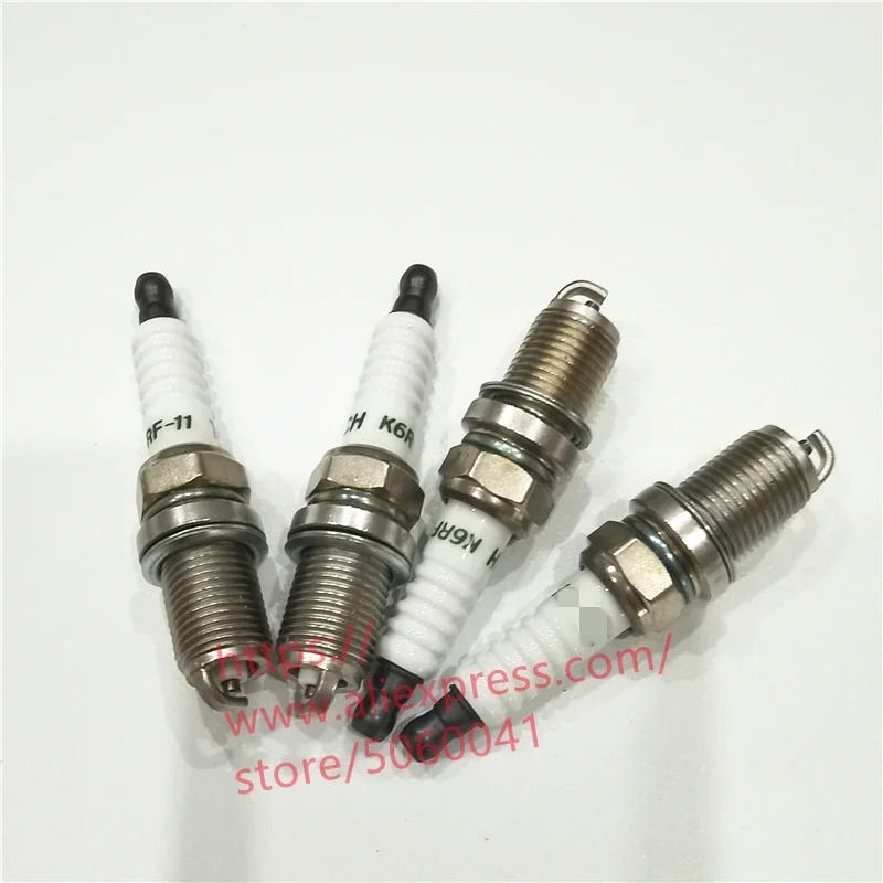 4pcs/set Spark plug for Great wall Haval H3/H5 4G63 4G64 4G94 2.0/2.4 K6RF-11