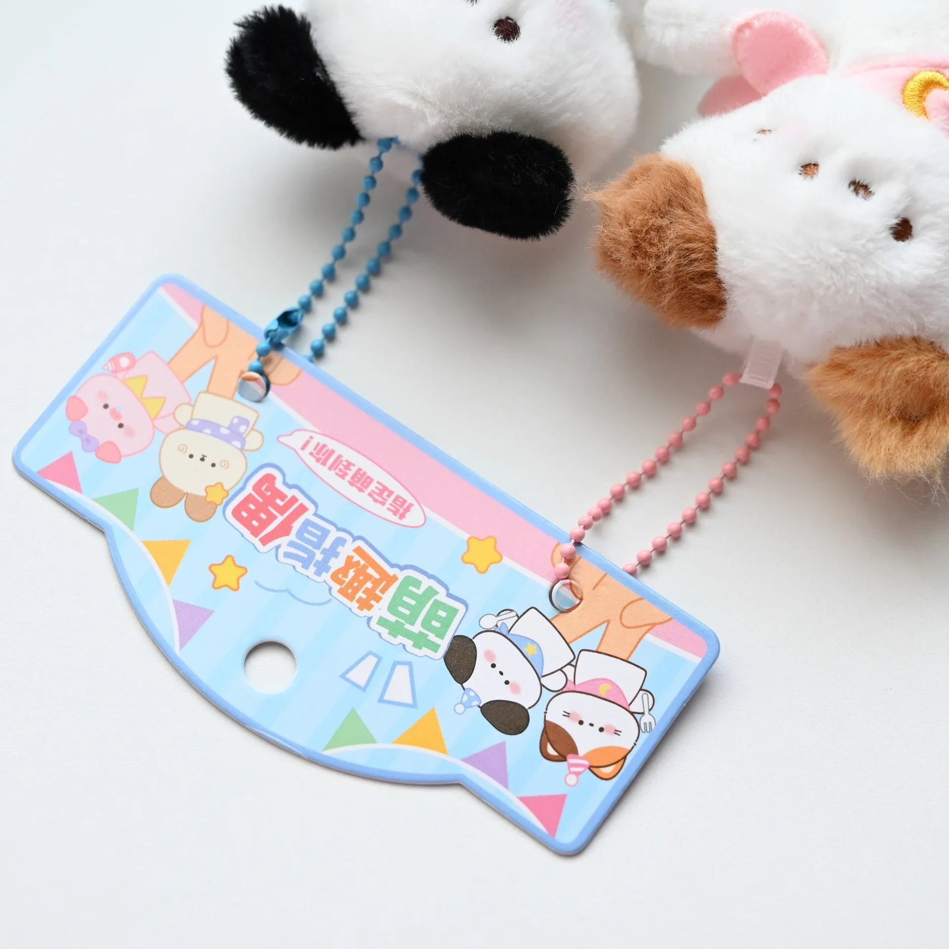 1 ペア漫画小動物シリーズぬいぐるみペンダントキーホルダークリエイティブ面白い指人形ぬいぐるみ動物バッグペンダントかわいいギフト