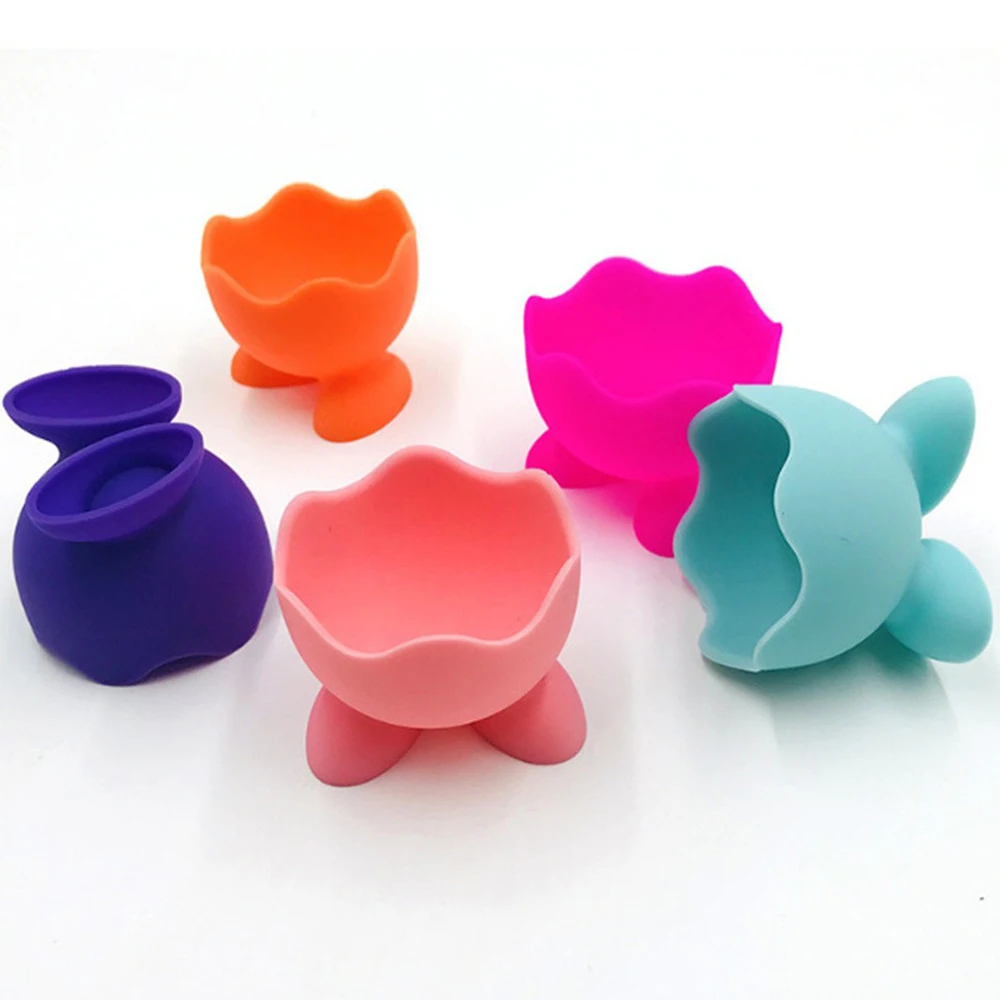 Silicone Egg Cup Interesting Boiled Eggs Effortlessly Easy To Use Egg Holder Essential Creative Egg Service Cup Tools Practical