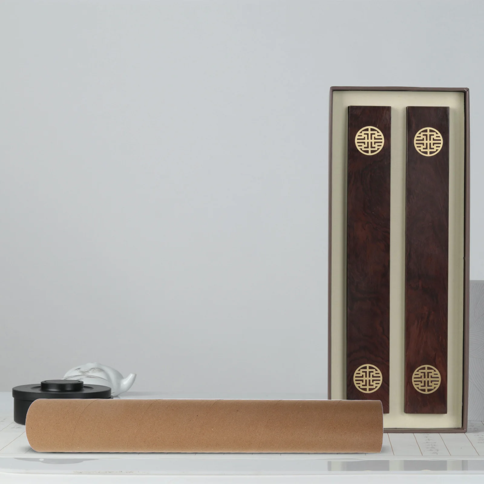 10 個ポスターチューブクラフト紙ラウンド郵送段ボール配送シリンダーキャップアートストレージポスターロール描画釣り竿