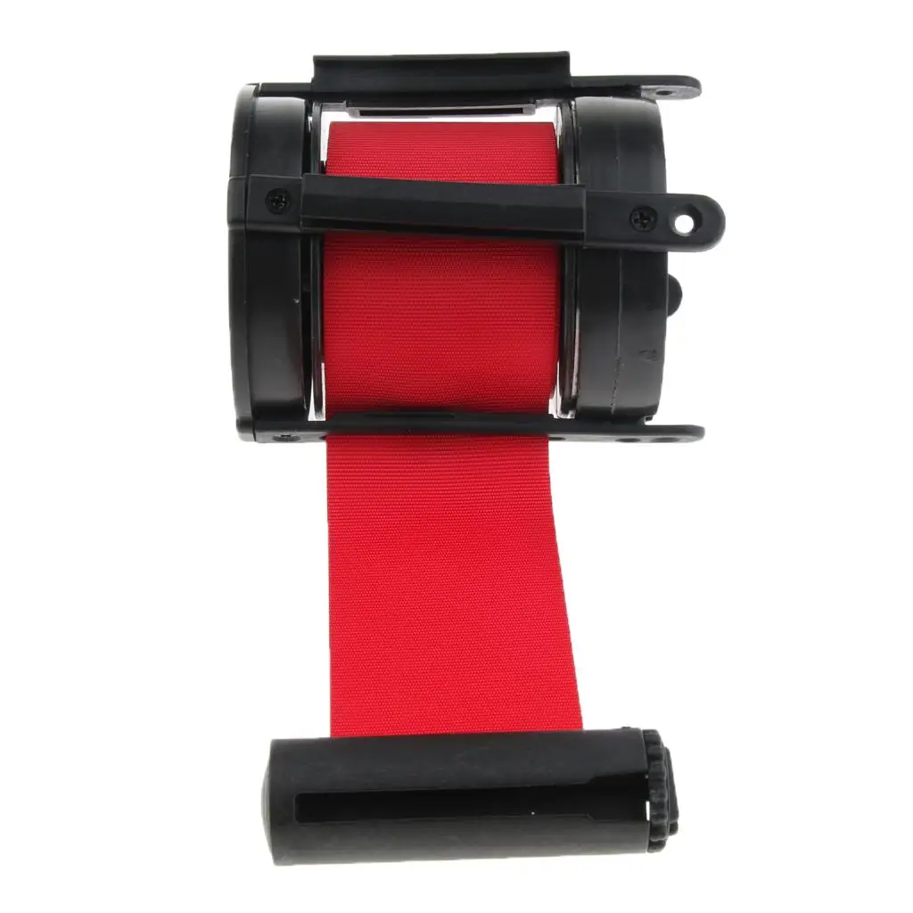 Queue Rope Retractable Barrier Tape Nylon Ribbon Safety Crowd Control Belt for Art Gallery Exhibition