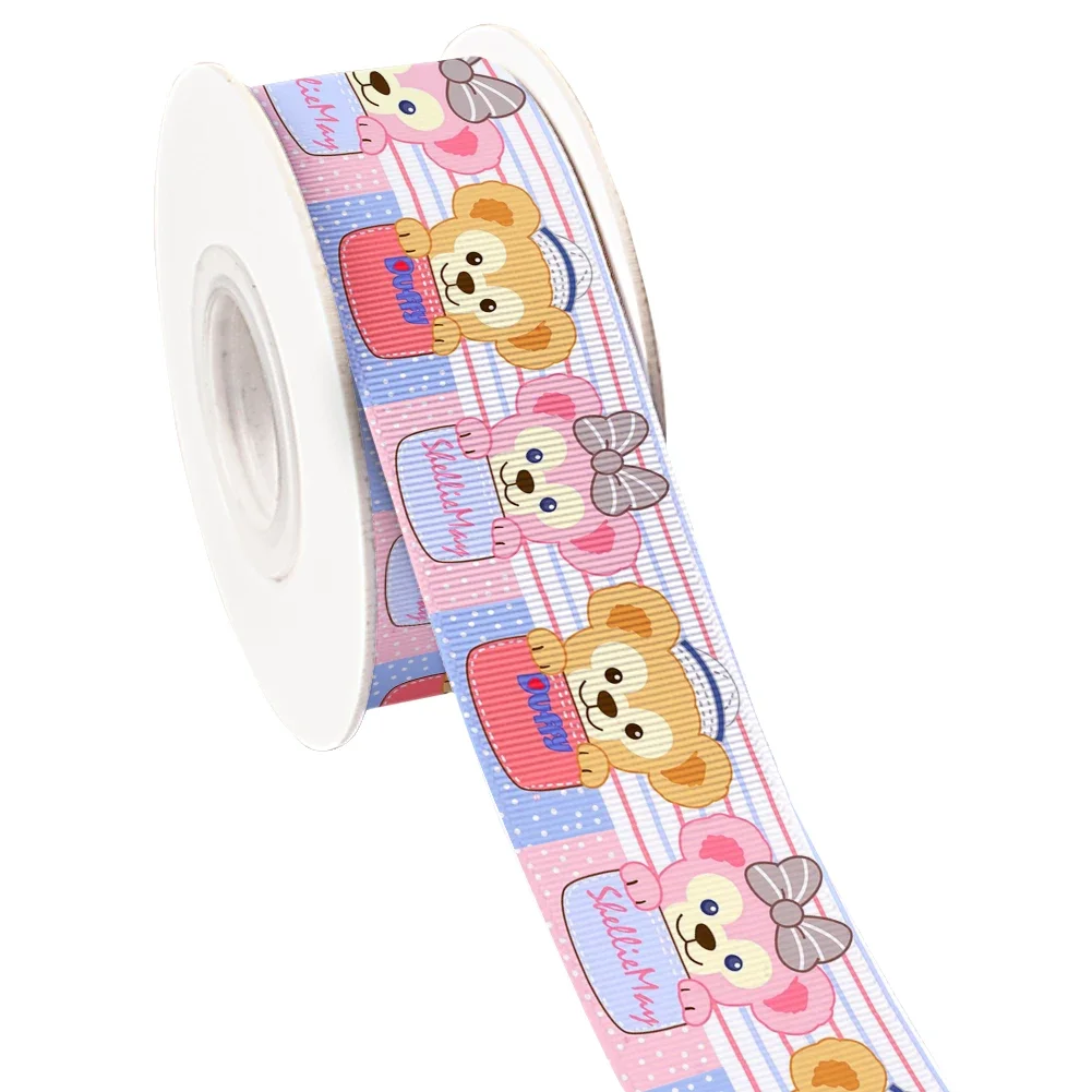 10yards Grosgrain Ribbon Disney Duffy StellaLou ShellieMay Design for Children's Gift Box Packaging