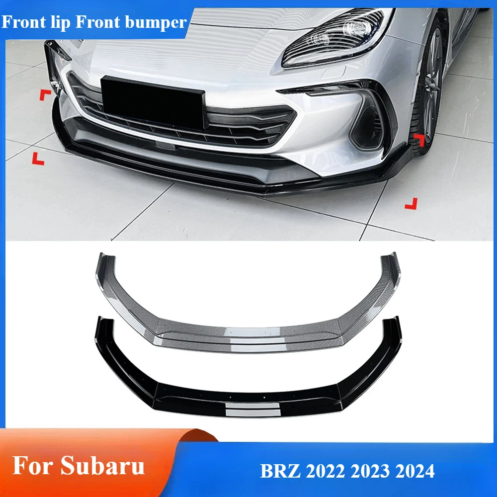 For Subaru BRZ 2022 2023 2024 Car Front Spoiler Lip Blade Lower Guard