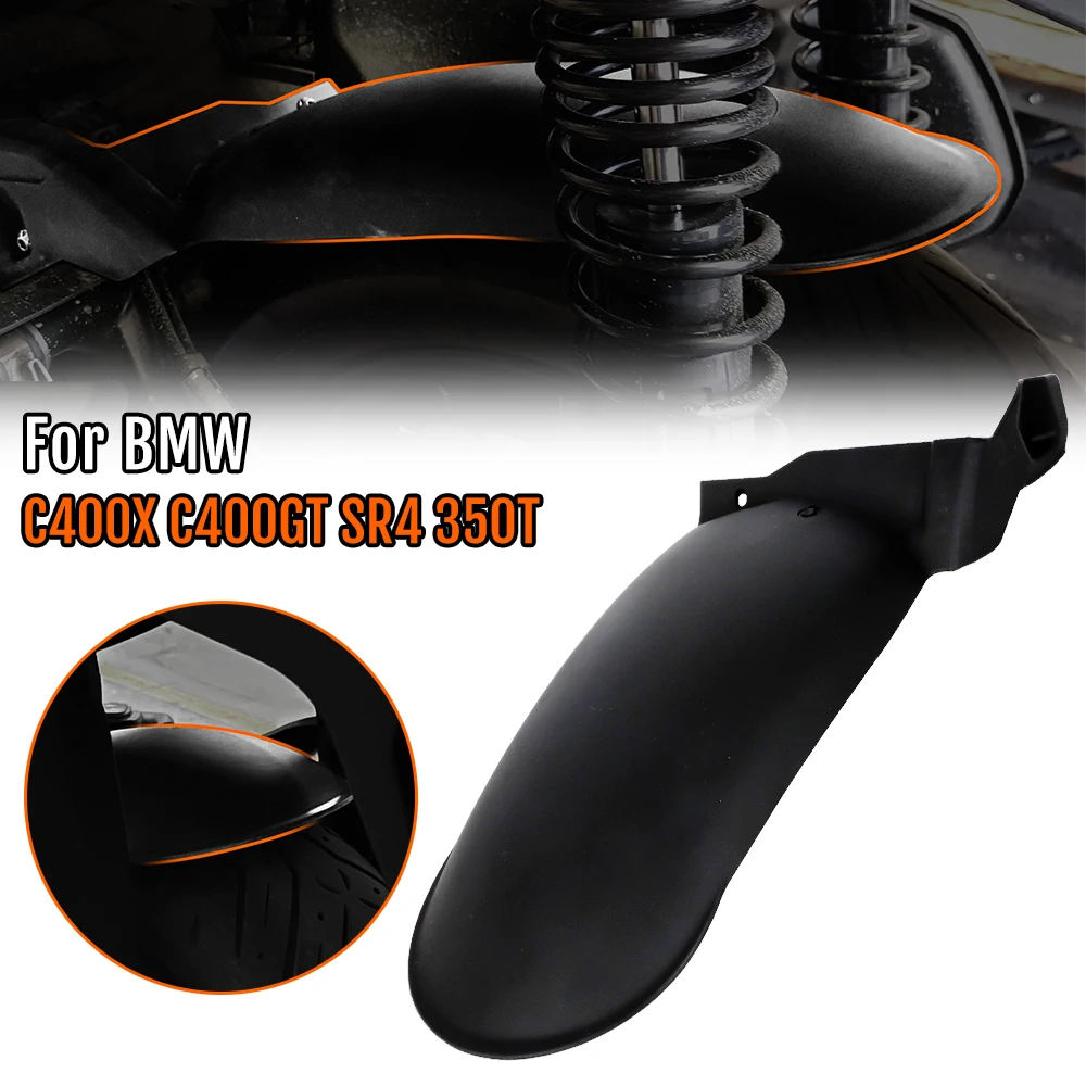 For BMW C400 C400X C400GT Infinity SR4 350T Motorcycle Rear Fender Mudguard Wheel Hugger Extension Splash Guard Mudflap Wings