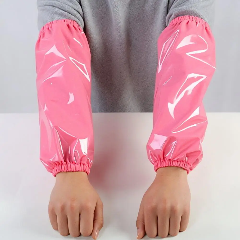 

2Pcs Waterproof TPU Arm Sleeves for Adults Reusable Kitchen Covers for Cooking Cleaning Anti-Static Oil Resistant Arm Covers for