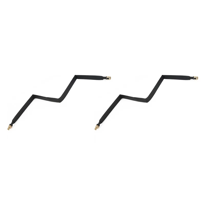 A32T-4 Pcs Lora Flat Cable SMA Male To SMA Female Window And Door Feed Thru Coaxial Cable Extension Adapter For Lora Wifi