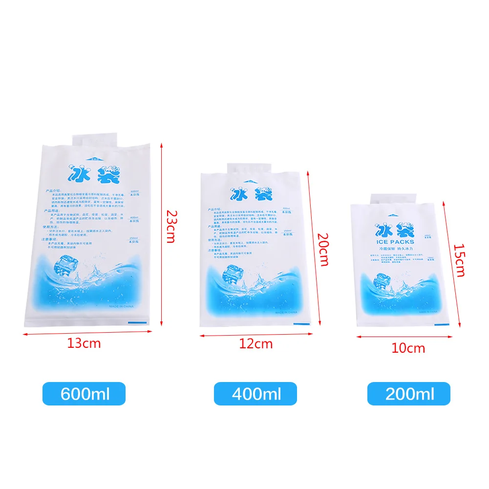 Reusable Ice Packs Gel Cooling Bags for Food Vegetable Wine  Industrial Use  Gel Pack 10pcs