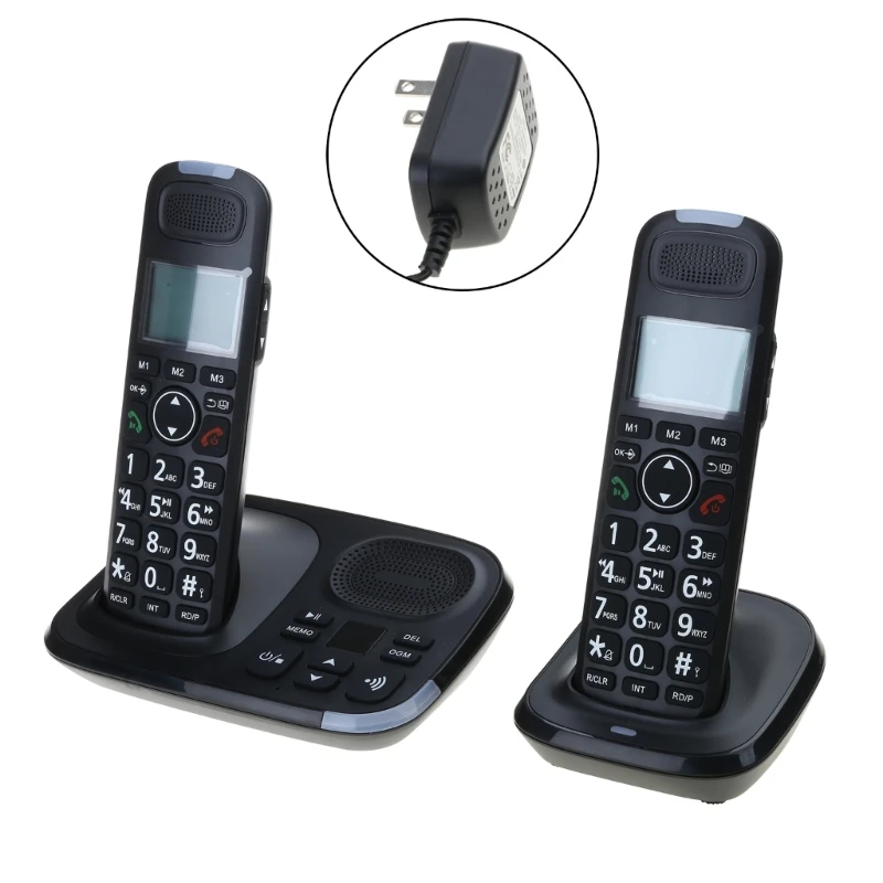 

D1015TAM-D Telephone Cordless Phone Large LED Display with Stable Signals