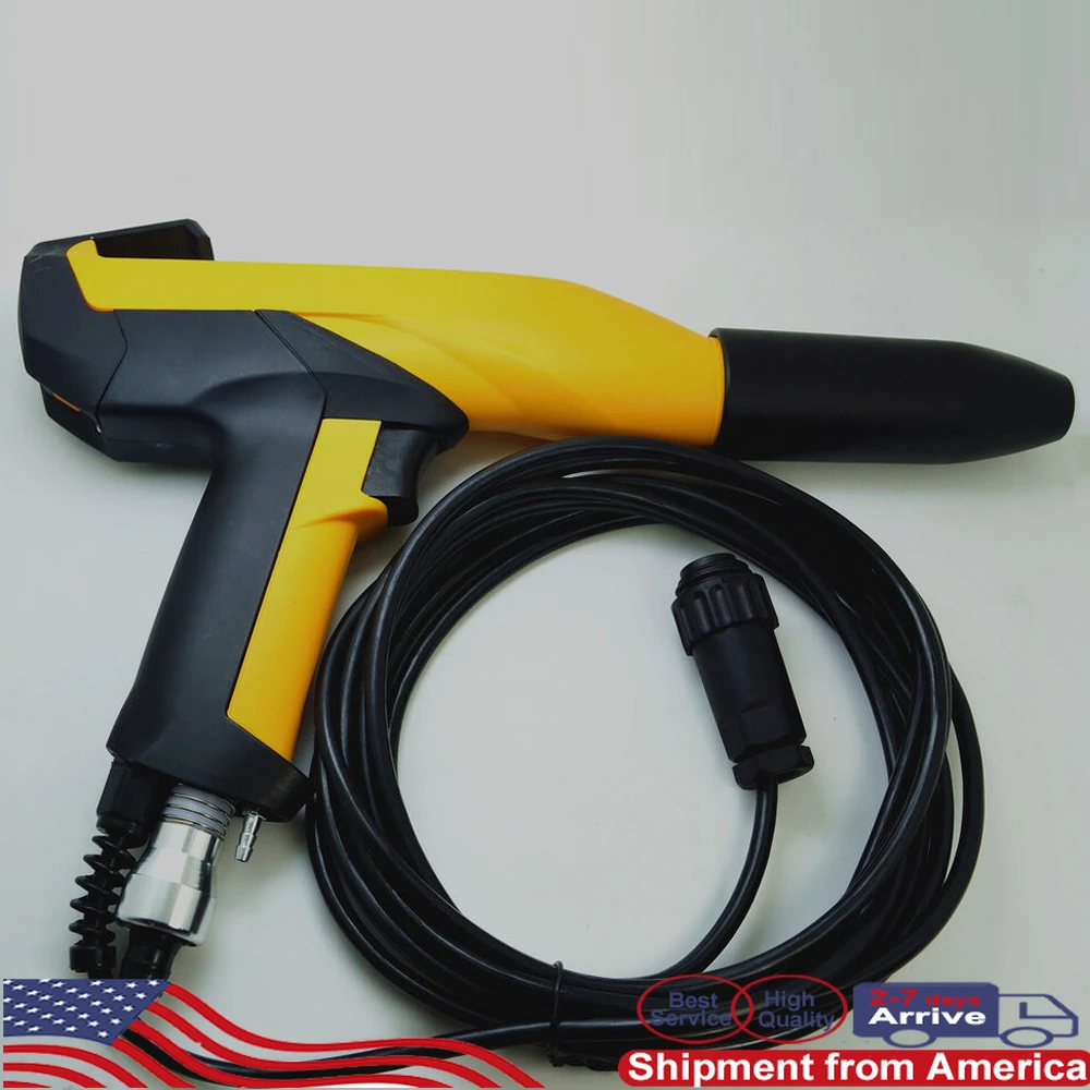 Tpaitlss GM03 OptiFlex2 Electrostatic Powder Coating Sprayer Gun and Nozzle