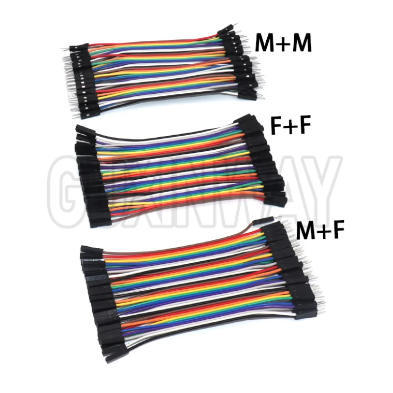 Dupont Cable 10CM Male to Male + Male to Female and Female to Female Dupont Line Jumper Wire for Arduino Set DIY Electronics Kit