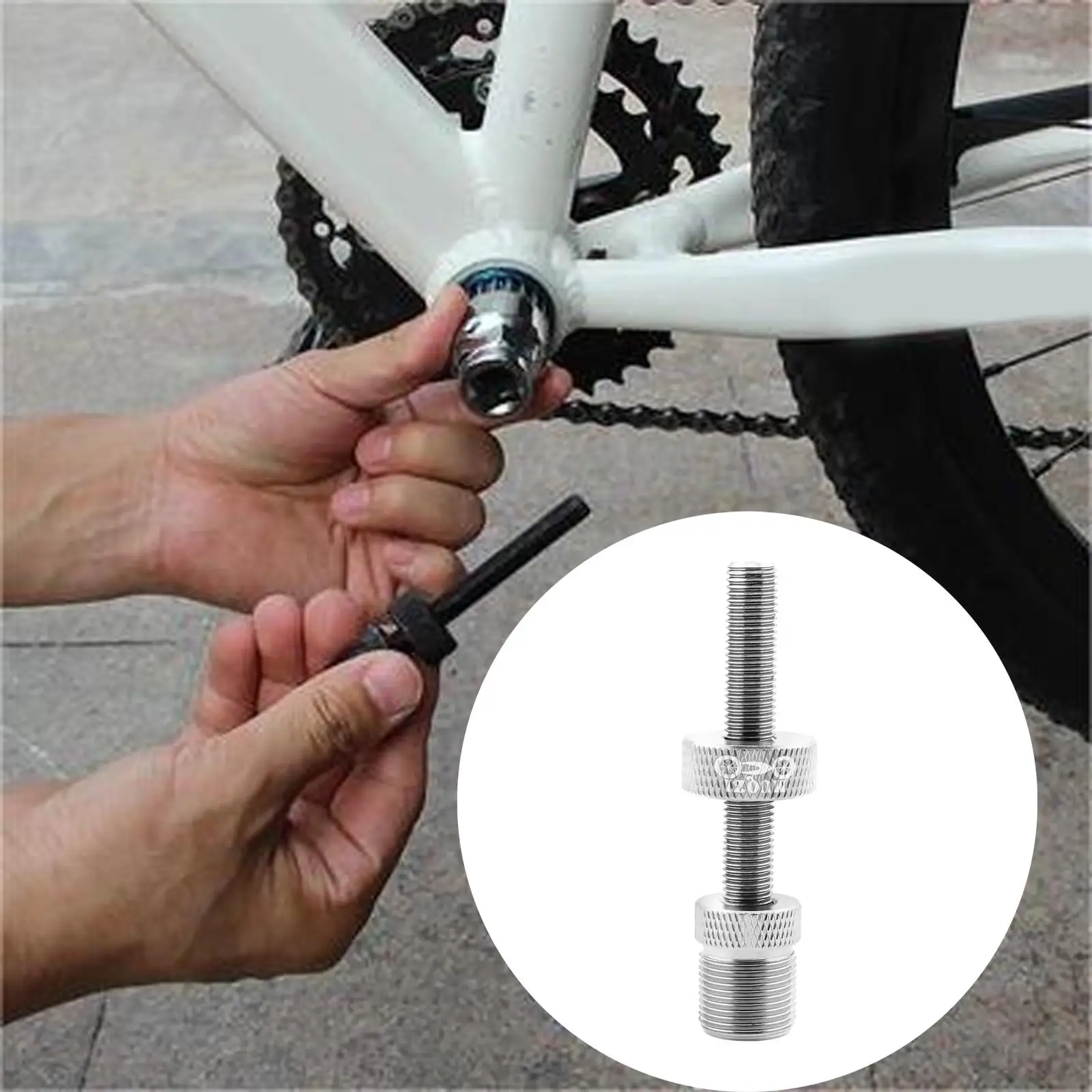 Bicycle Column Spare Parts Kit Durable Aluminum Alloy Bearing Extractor Auxiliary Accessories for Quick Mountain Bike Repair