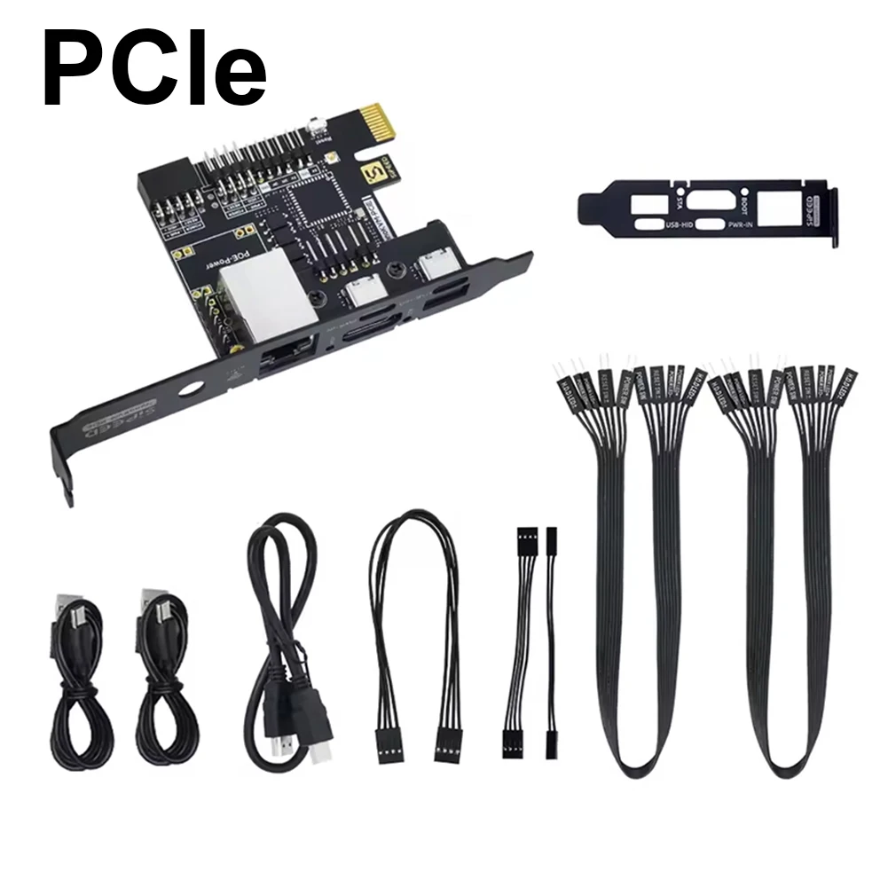 

NanoKVM-PCIe PiKVM RISC-V Nano KVM Over IP DDR3 RISC-V Development Board Remote Control/Power/Desktop Maintenance Server