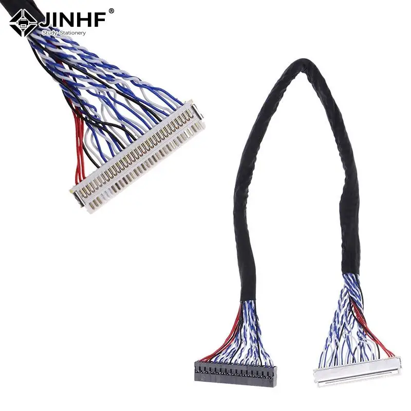 1pc 8 Bit LVDS Cable FIX-30 Pin 2ch For 17 19 22 26 inch LCD/LED Panel Controller 25cm Z17