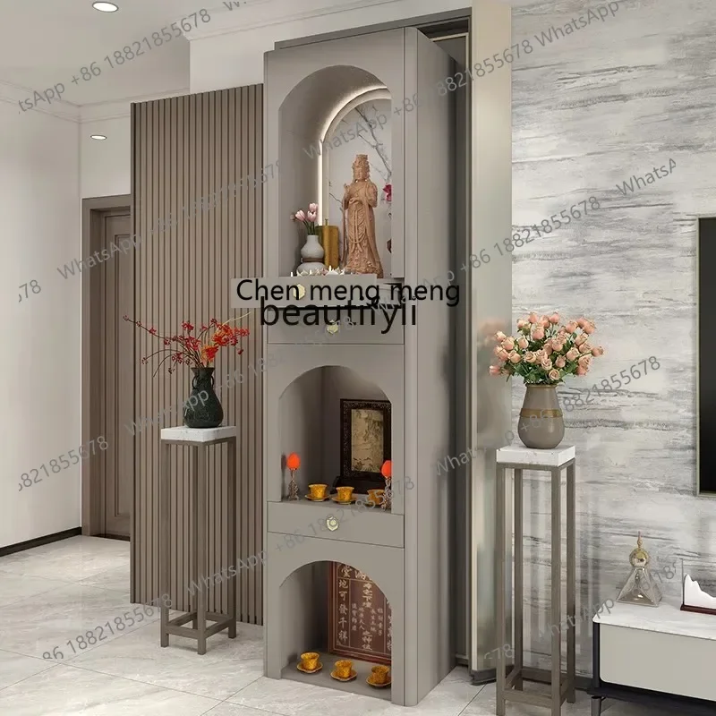 D178  Household Guanyin Bodhisattva worship cabinet Buddha table worship table ancestor earth god cabinet