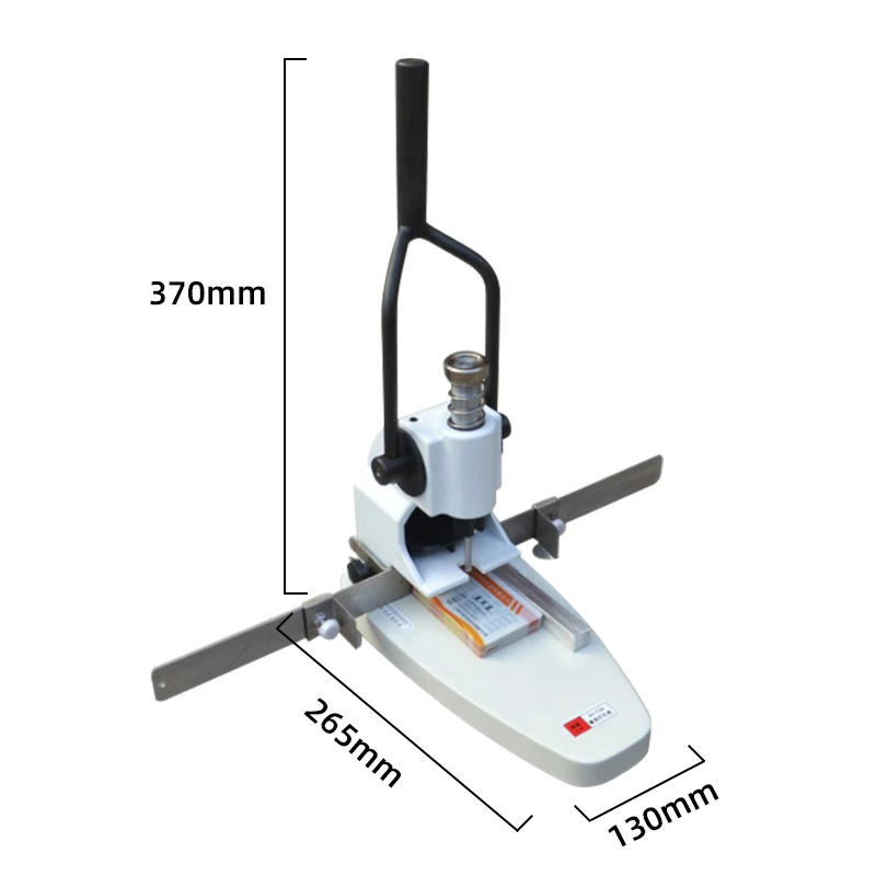 Heavy-Duty Single-Hole Labor Punch Machine Manual Perforator with Paper Press Function for Drilling & Punching