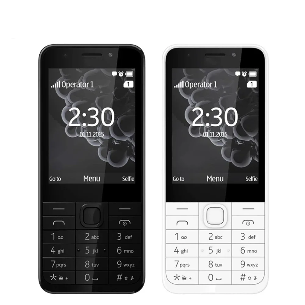 Original Unlocked 230 Dual Sim Version GSM 900/1800 Mobile Cell Phone Arabic Russian Hebrew Keyboard.No Network in North America