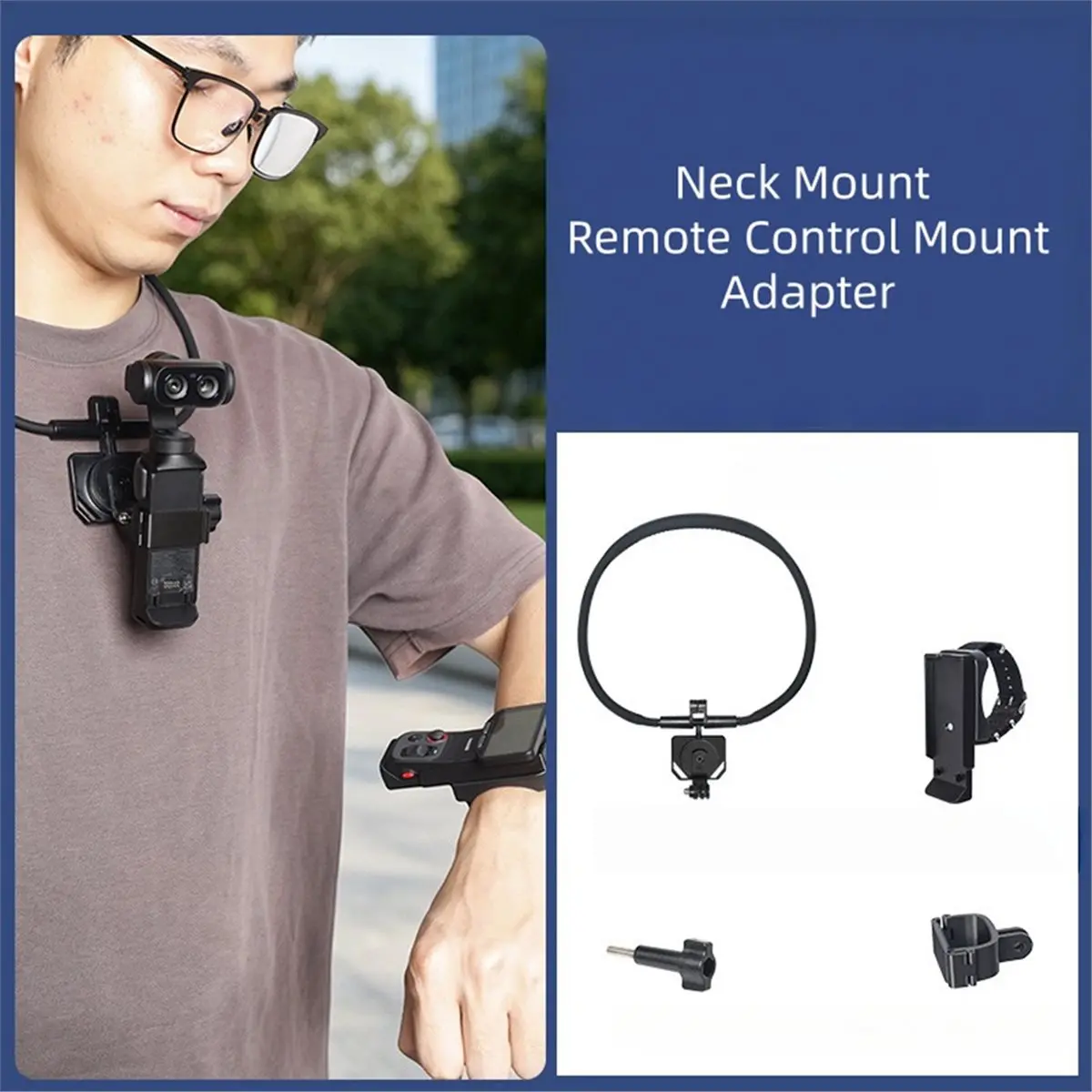 For Luna Ultra Camera Remote Control Mount Action Camera Mounts Plastic