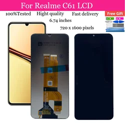 For Realme C61 LCD Display Touch Screen Digitizer Assembly