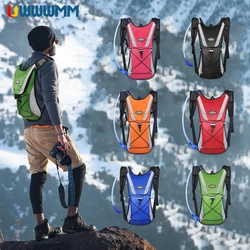 1 Stuks Hydratatie Back Pack Water Reflecterende Vrouwen Mannen Wandelen Water Rugzak Lichtgewicht Stromend Water Blaas Rugzak Fietsen