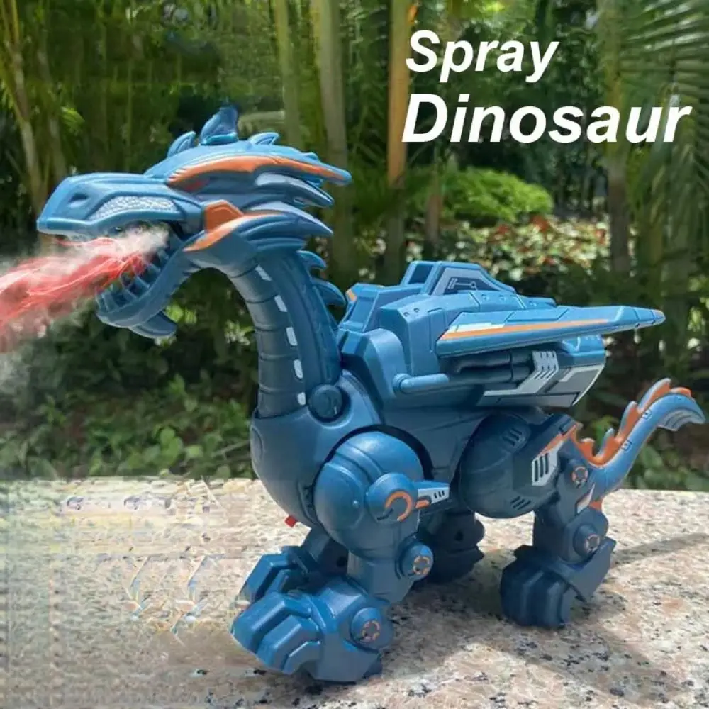 Animal Model Electric Dinosaur Spray Toy Interactive Water Spray Spray Dragon Kids Toys Cool Light Mechanical